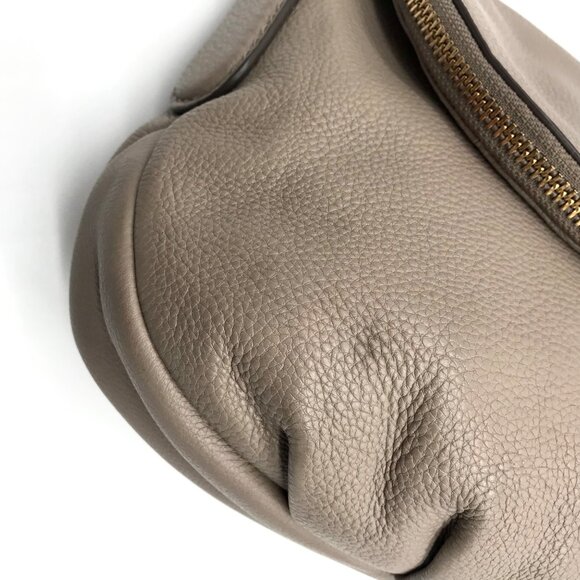 Marc Jacobs Gray Leather Classic Q Natasha Crossbody Bag - Picture 6 of 12